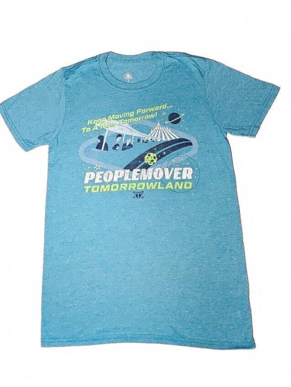 Disney Tomorrowland PeopleMover Graphic T-Shirt Size Small